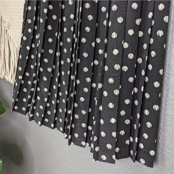 Vintage Leslie Fay Pleated Midi Skirt - Picture 6 of 11